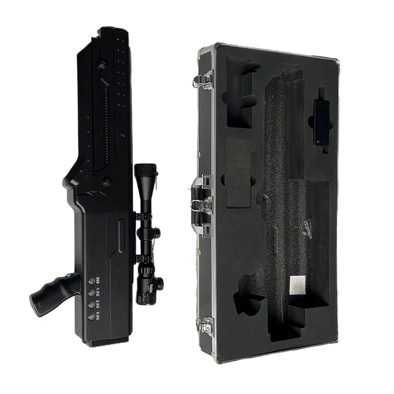  多宝镇手持便携式枪型低空防御反制四通道A型